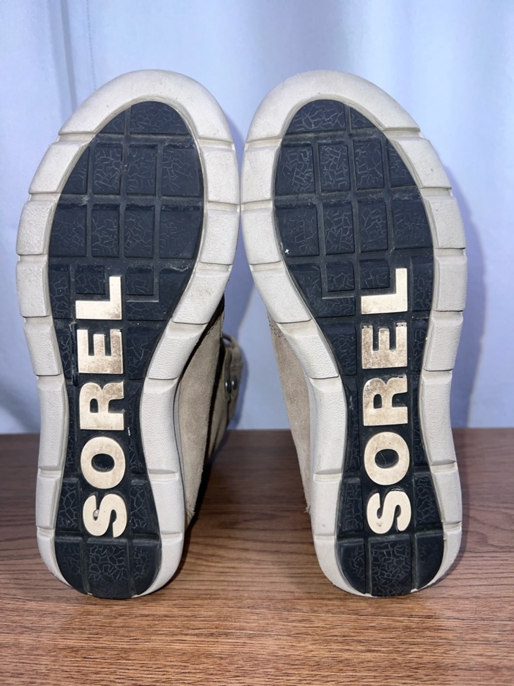 Sorel Explorer II Joan Boots Womens 8 Taupe Suede Lace Up Cozy Winter - Picture 6 of 8